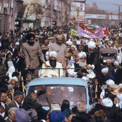 Procession Delhi, 1974